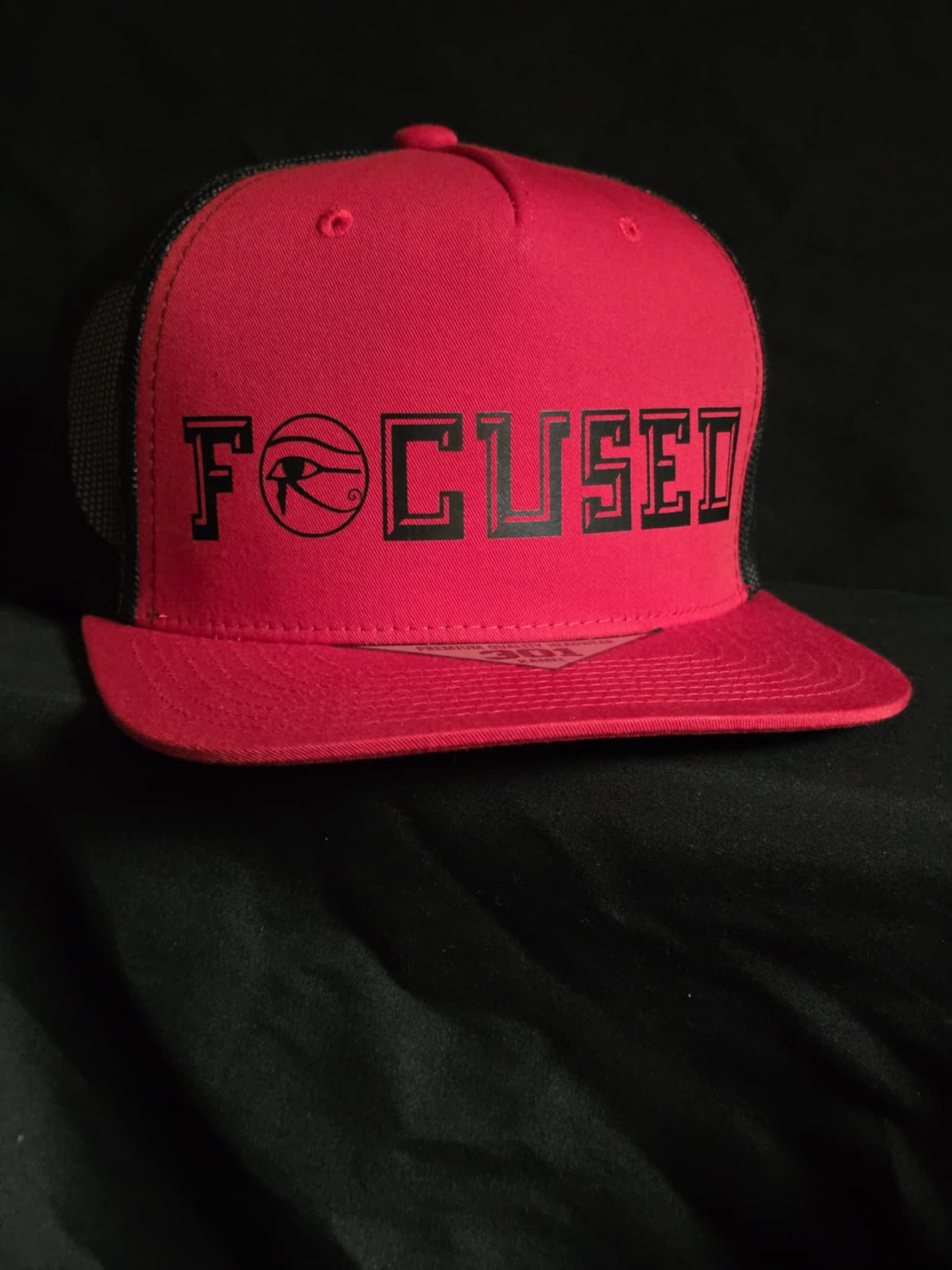 Red/Black Trucker Snapback