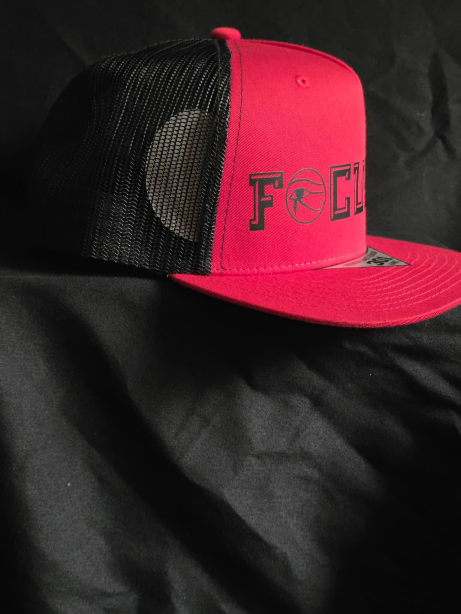 Red/Black Trucker Snapback