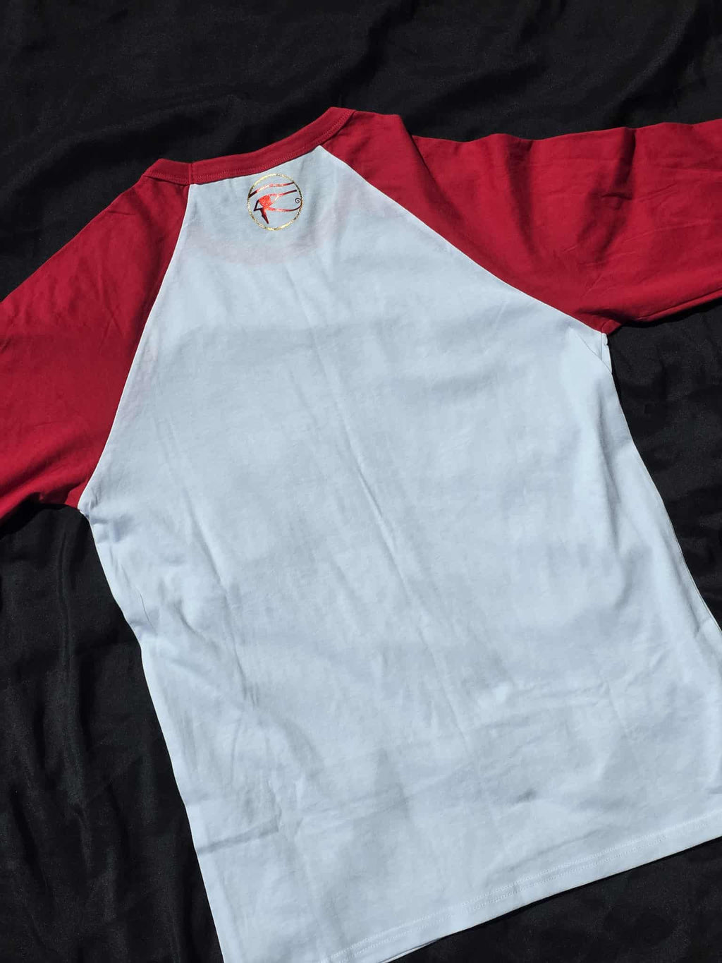 Red/White Focused Baseball Tee